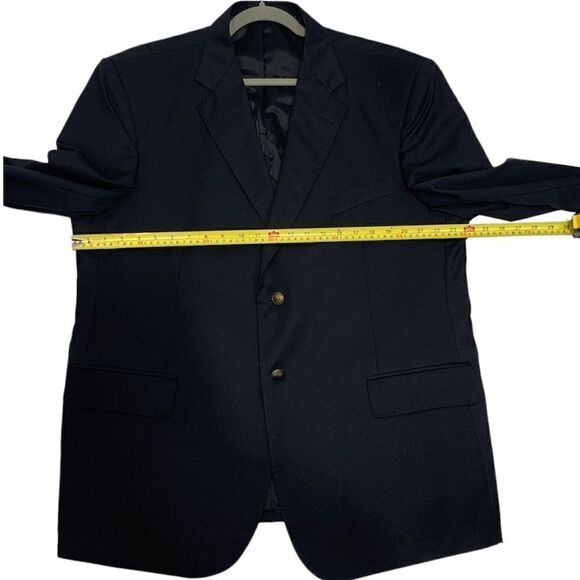 Bassil Hand Tailored Wool Suit Jacket - Picture 13 of 15